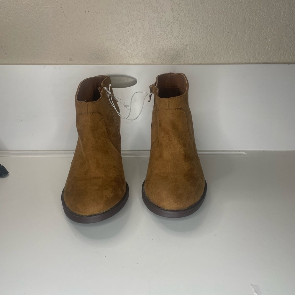 Market & Spruce Brown Ankle Booties - Picture 5 of 5